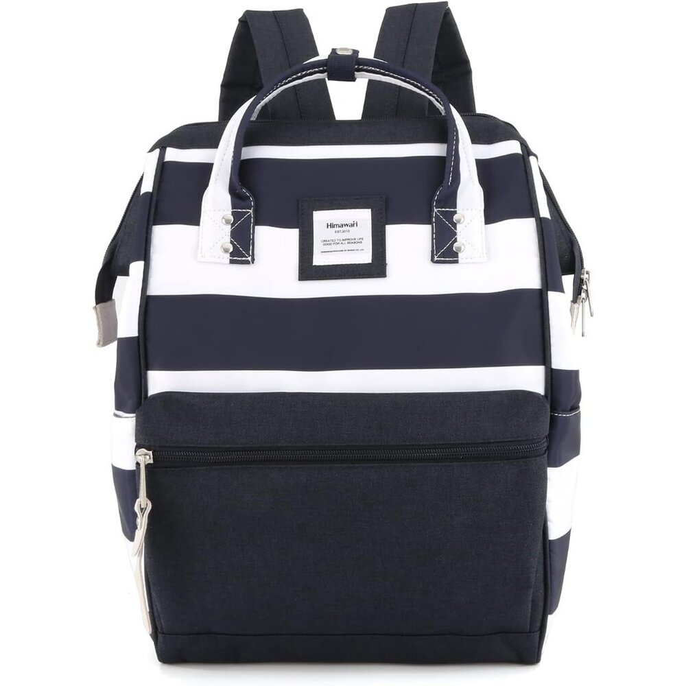 Women Black Travel School Backpack Charging Port Doctor Work Bag College Student